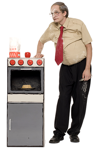 Meneer B. bakt een taart